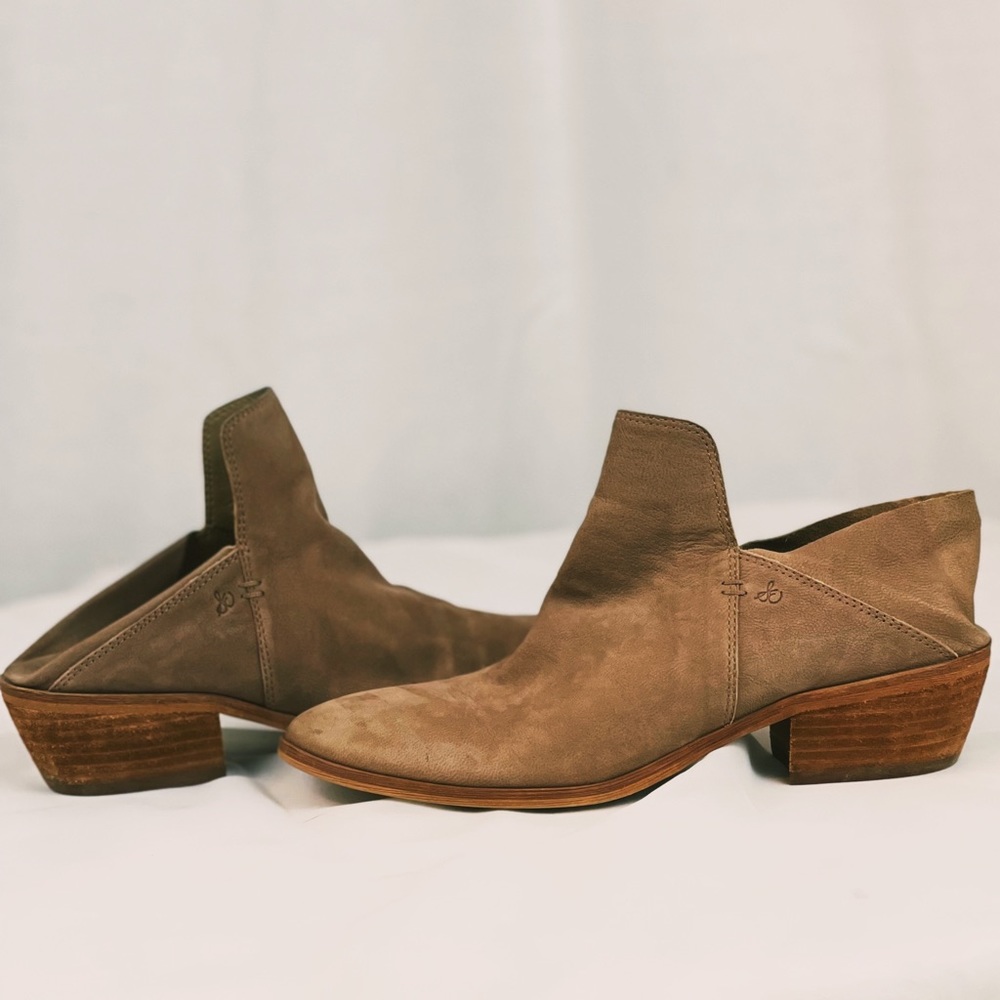 Sam Edelman Leather Bootie/Loafer- Size 7- Tan Brown